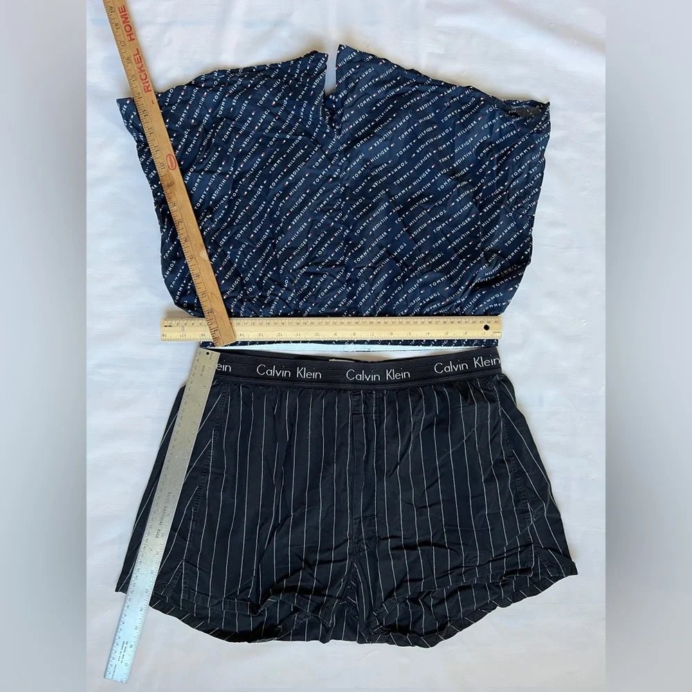 Calvin Klein 36 Blk stripes Tommy Hilfiger monogram Boxer Shorts Set 100% cotton - Picture 8 of 8